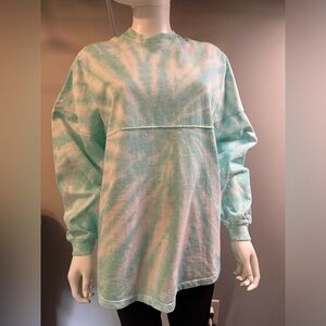 NWOT S Spirit Jersey Tie Dyed Long Sleeve Shirt